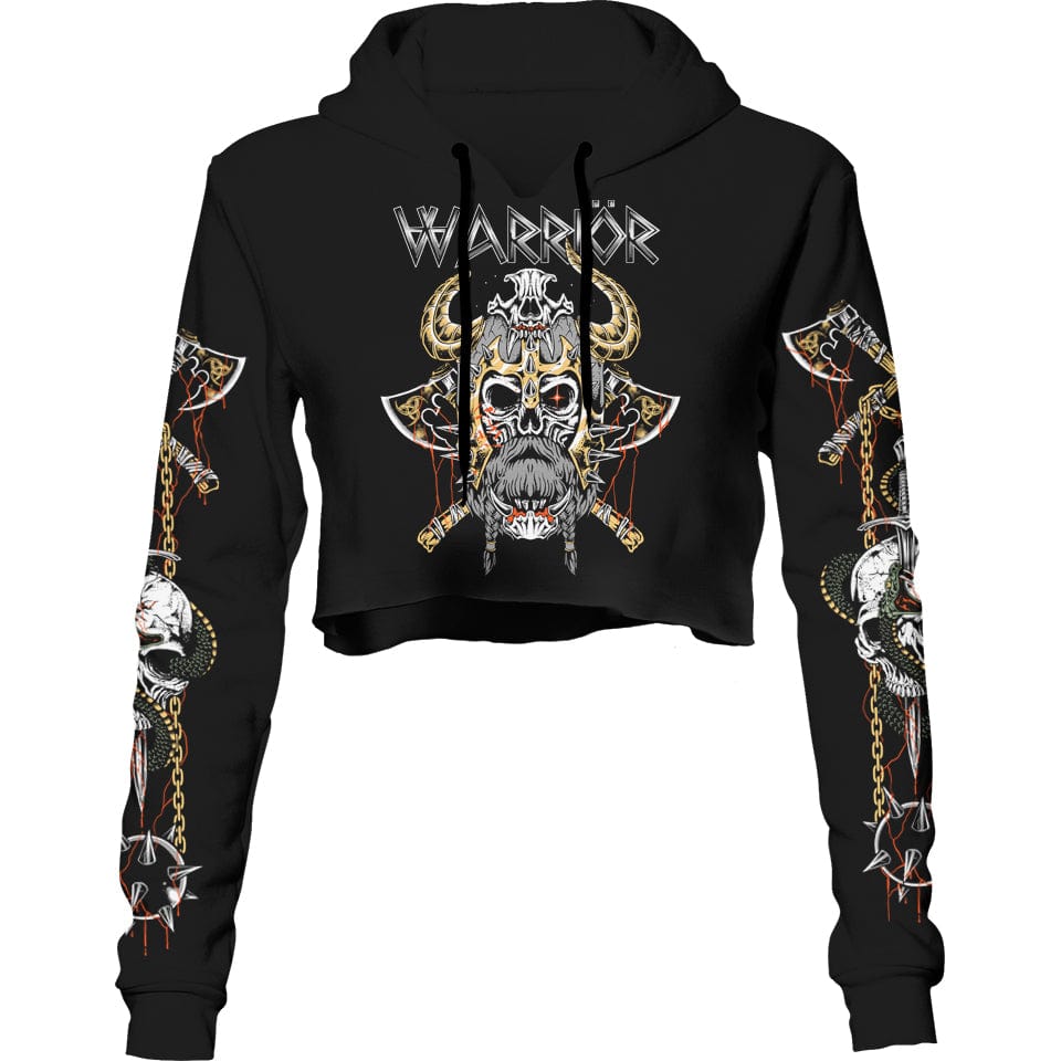 Crop Hoodie XS Warrior Crop Hoodie WARRIOR_222A_XS