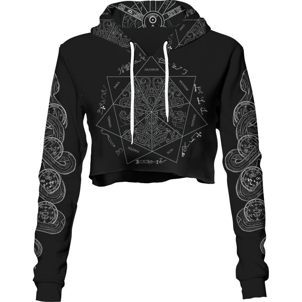 Crop Hoodie XS World Tree Crop Hoodie WORLD-TREE_222A_XS