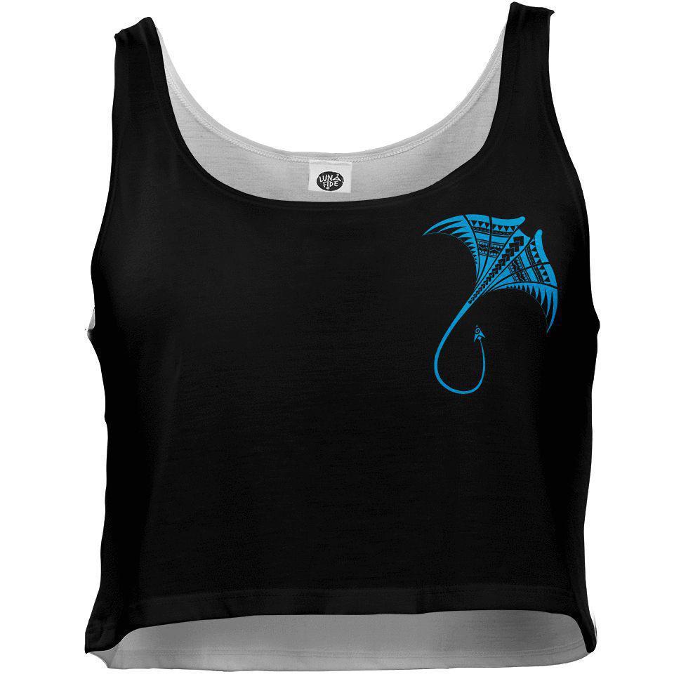 Crop Top S Manta Ray Crop Top MANTA_WOMENS-CROP-TANK_SM