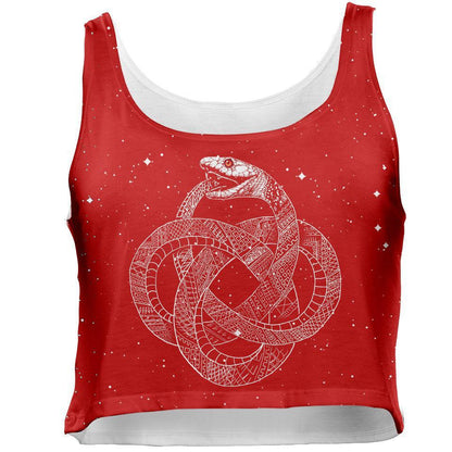 Crop Top S Ouroboros Crop Top - Red Edition OURO_WOMENS-CROP-TANK_SM