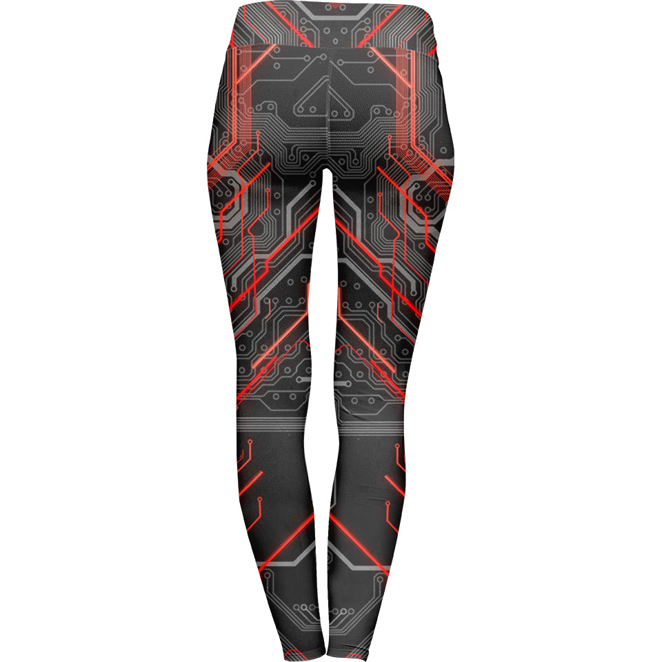 Cameron High-Rise Leggings – Side Pockets, Power Mesh & Dry