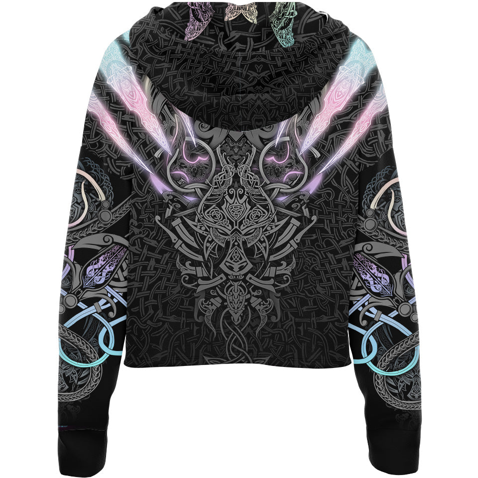 Drop Shoulder Crop Hoodie Dual Ascent (Vigil) Ultra Rare Drop Shoulder Crop Hoodie - Only 300 Units Across All Styles