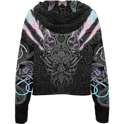 Drop Shoulder Crop Hoodie Dual Ascent (Vigil) Ultra Rare Drop Shoulder Crop Hoodie - Only 300 Units Across All Styles