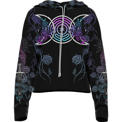 Drop Shoulder Crop Hoodie XS Hecate Drop Shoulder Crop Hoodie - Limited 22-CROPHOODIE_XS_LTDHEC