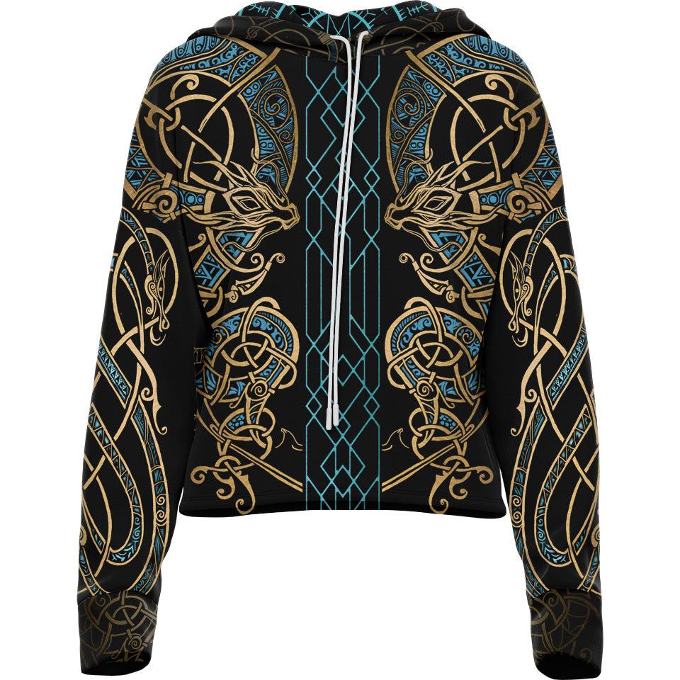 Drop Shoulder Crop Hoodie XS Loki Drop Shoulder Crop Hoodie - Limited 22-CROPHOODIE_XS_LOKI1