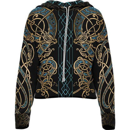 Drop Shoulder Crop Hoodie XS Loki Drop Shoulder Crop Hoodie - Limited 22-CROPHOODIE_XS_LOKI1