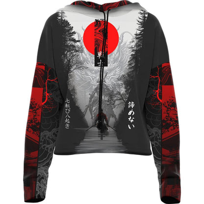 Drop Shoulder Crop Hoodie XS Musha Drop Shoulder Crop Hoodie 22-CROPHOODIE_XS_MUSHA