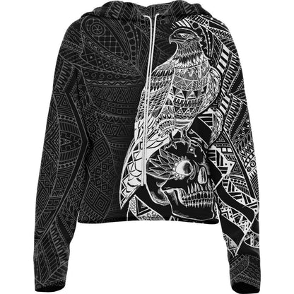 Drop Shoulder Crop Hoodie XS Sky Seer Drop Shoulder Crop Hoodie 22-CROPHOODIE_XS_SEER
