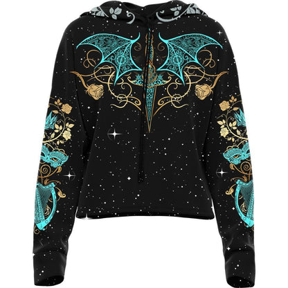 Drop Shoulder Crop Hoodie XS Starfall Drop Shoulder Crop Hoodie 22-CROPHOODIE_XS_STARFALL