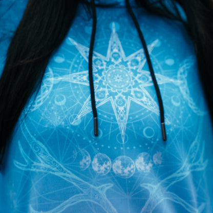 Drop Shoulder Crop Hoodie Yule Drop Shoulder Crop Hoodie