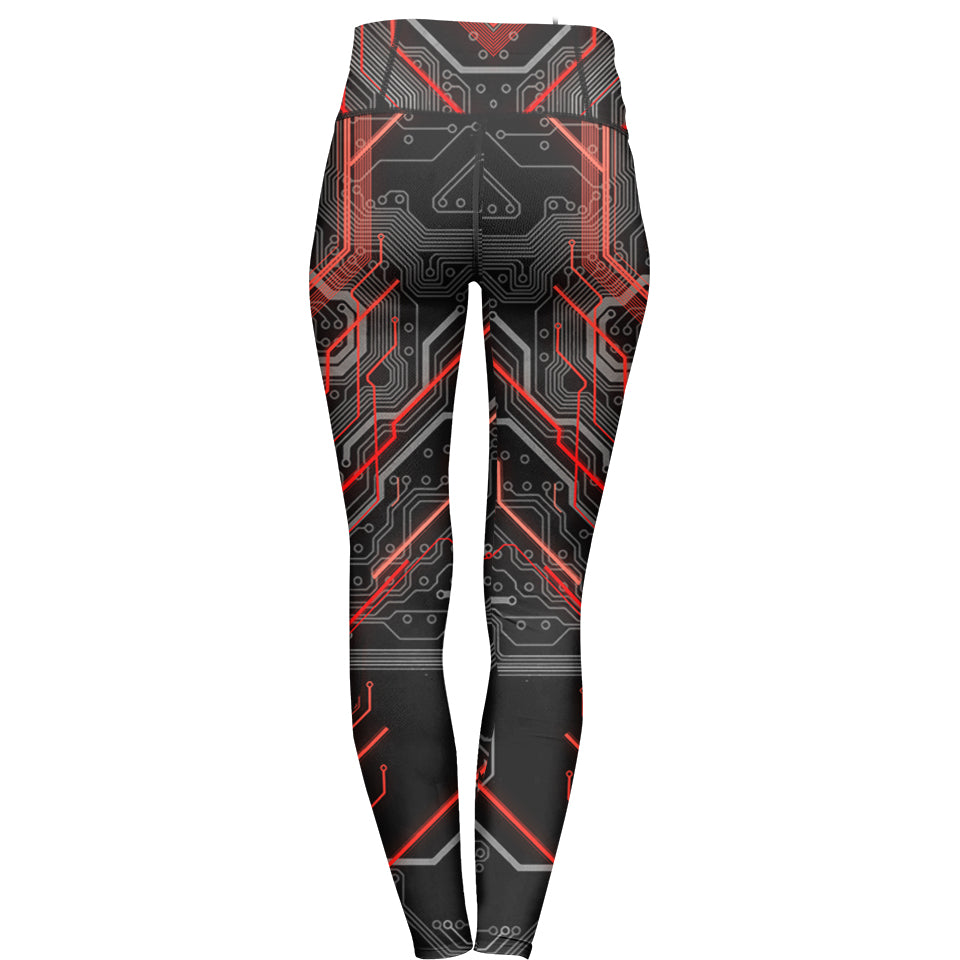 High Waisted Leggings Circuit High Waisted Leggings