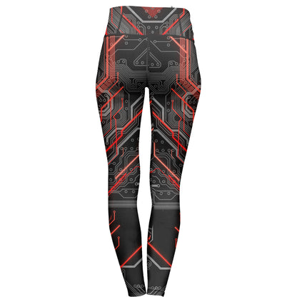 High Waisted Leggings Circuit High Waisted Leggings