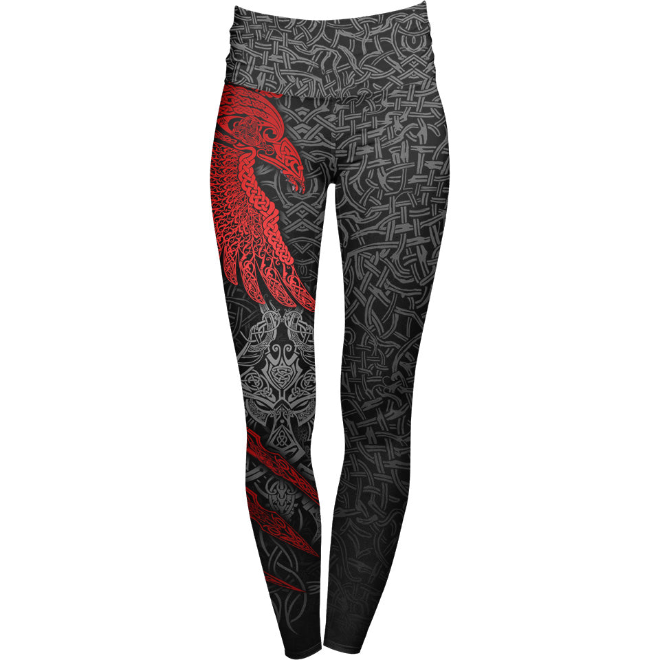 High Waisted Leggings Dual Ascent (Rupture) Ultra Rare High Waisted Leggings - Only 300 Units Across All Styles