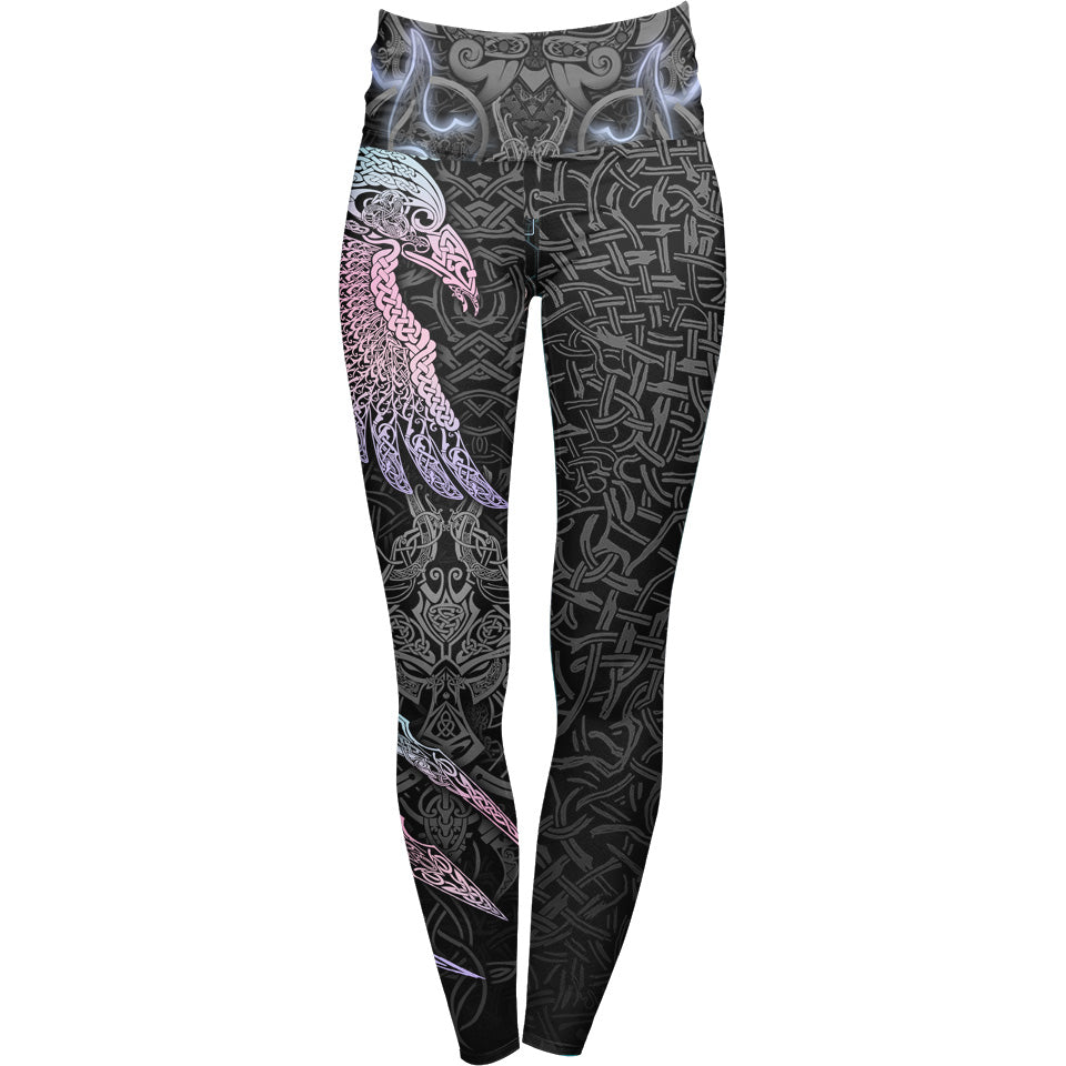 High Waisted Leggings Dual Ascent (Vigil) Ultra Rare High Waisted Leggings - Only 300 Units Across All Styles