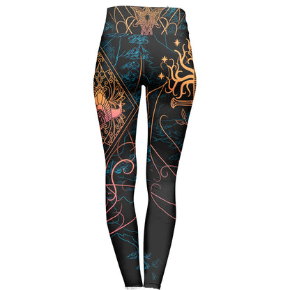 High Waisted Leggings Elven High Waisted Leggings