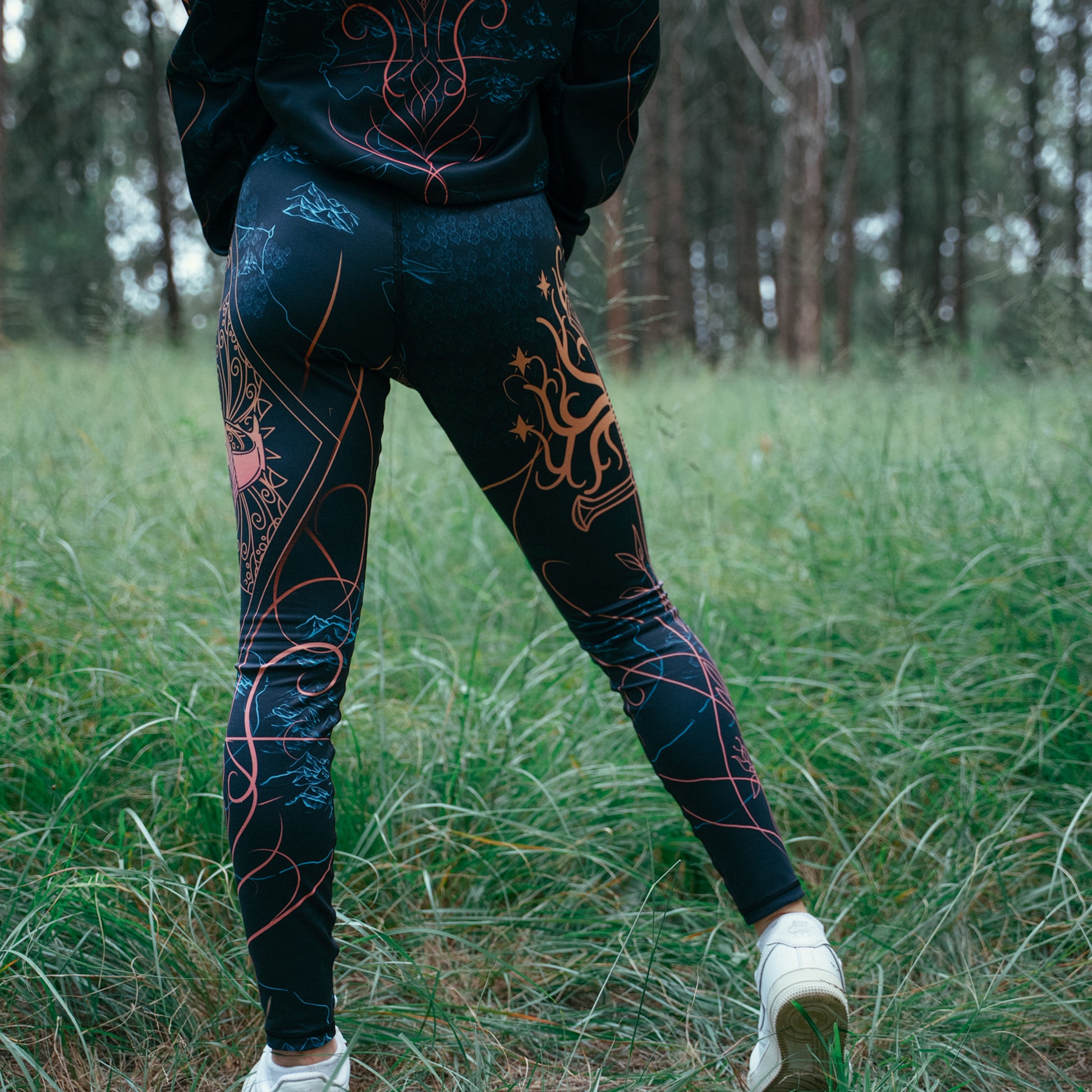 High Waisted Leggings Elven High Waisted Leggings