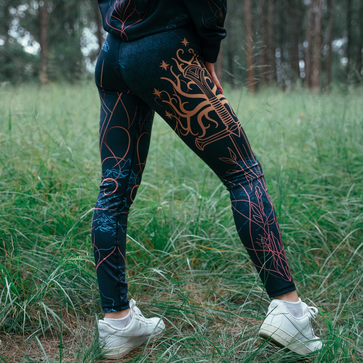 High Waisted Leggings Elven High Waisted Leggings