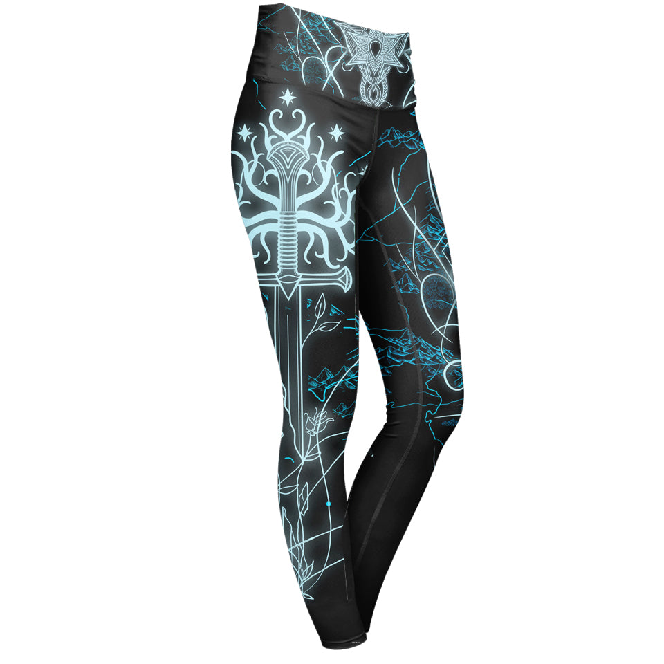 High Waisted Leggings Elven High Waisted Leggings - Fantasy Edition