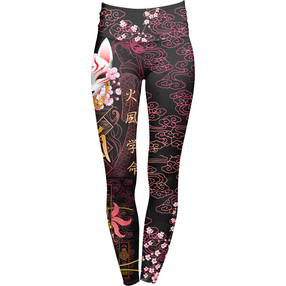 High Waisted Leggings Kitsune High Waisted Leggings