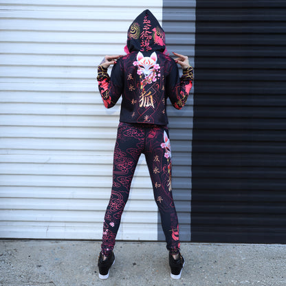 High Waisted Leggings Kitsune High Waisted Leggings