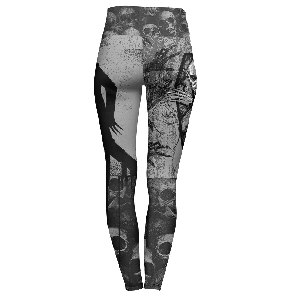 High Waisted Leggings Nosferatu High Waisted Leggings