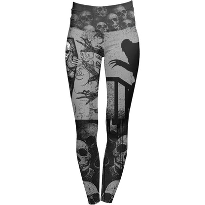 High Waisted Leggings Nosferatu High Waisted Leggings