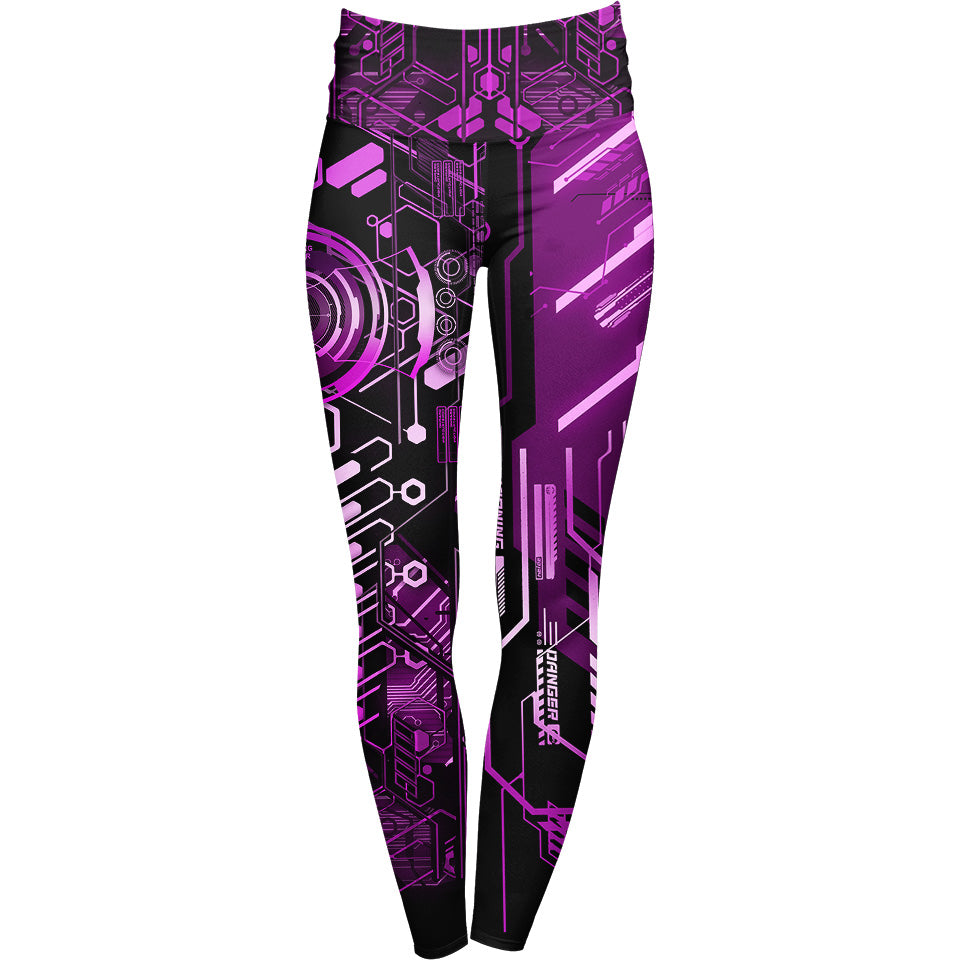 High Waisted Leggings Protocol Zero High Waisted Leggings - Ghostlink Edition