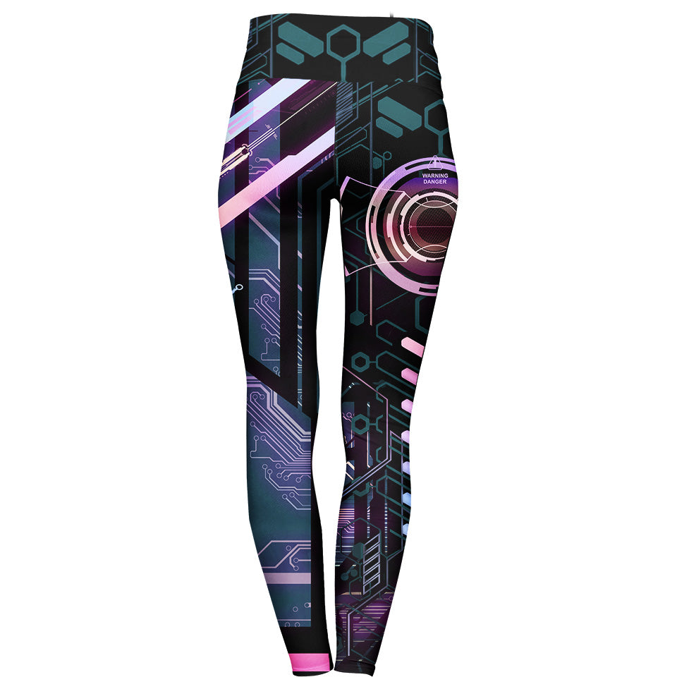 High Waisted Leggings Protocol Zero High Waisted Leggings - ShadowSync Edition