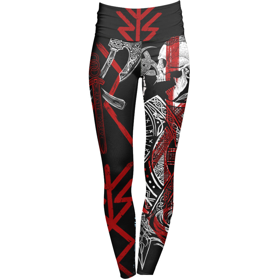 High Waisted Leggings Ragnar Lothbrok High Waisted Leggings