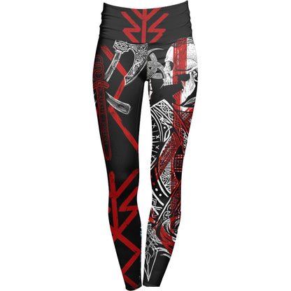 High Waisted Leggings Ragnar Lothbrok High Waisted Leggings