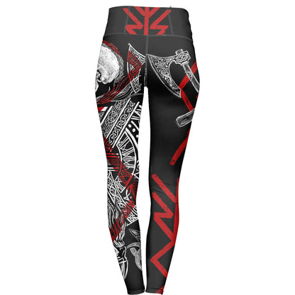 High Waisted Leggings Ragnar Lothbrok High Waisted Leggings