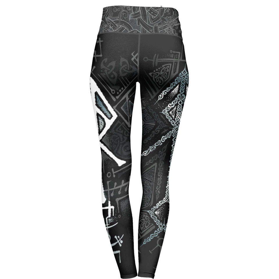 High Waisted Leggings Runes of Loki High Waisted Leggings