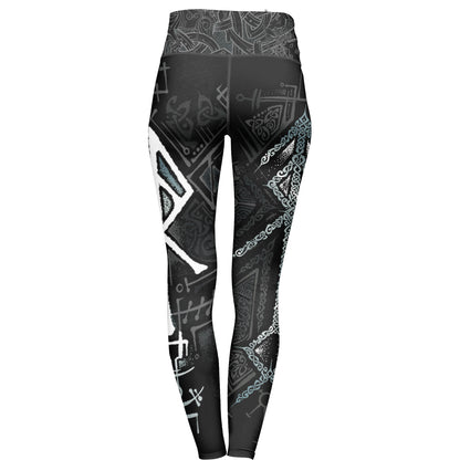 High Waisted Leggings Runes of Loki High Waisted Leggings
