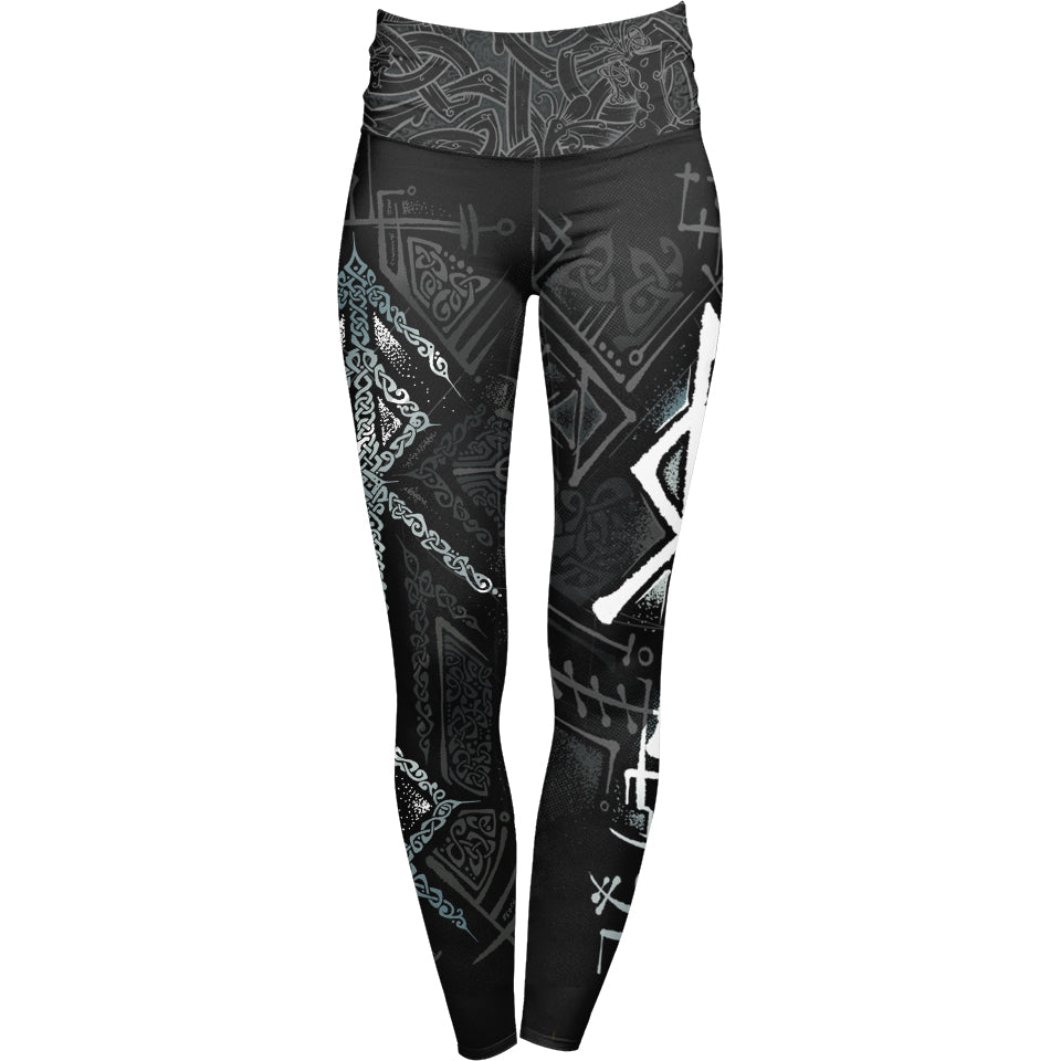 High Waisted Leggings Runes of Loki High Waisted Leggings