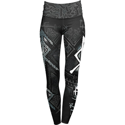High Waisted Leggings Runes of Loki High Waisted Leggings