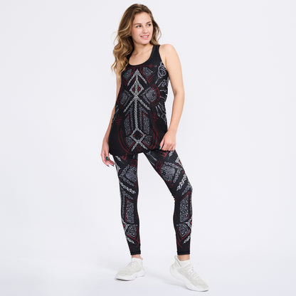 High Waisted Leggings Runes of Loki High Waisted Leggings - Red Edition