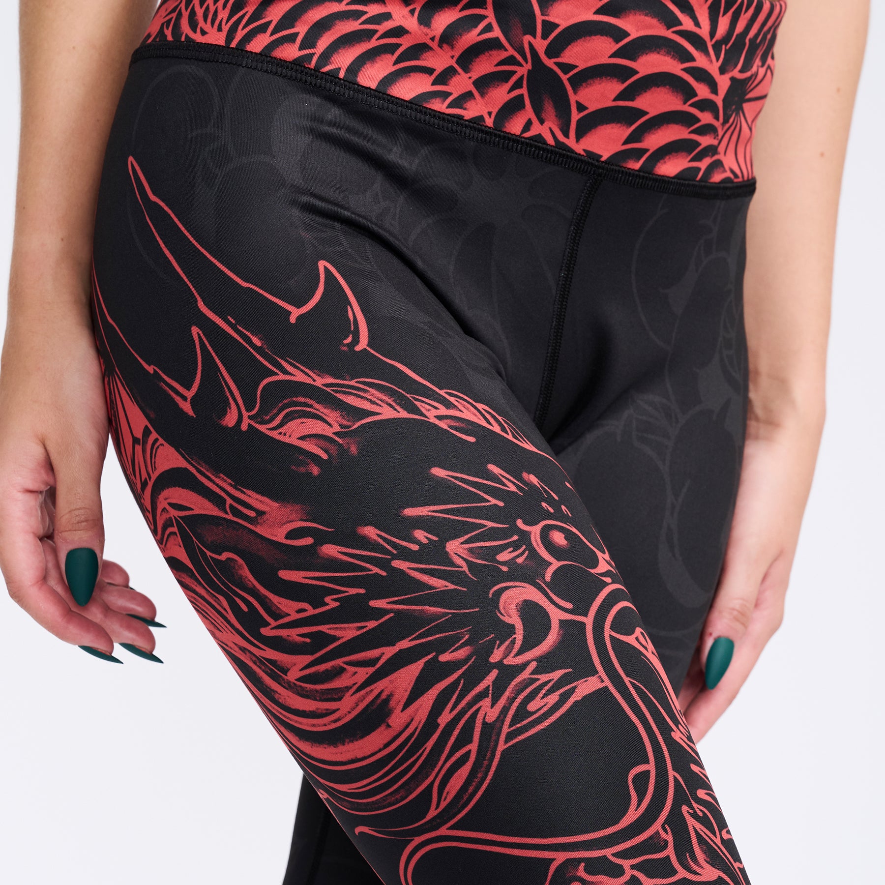 High Waisted Leggings Ryu High Waisted Leggings - Aka Edition