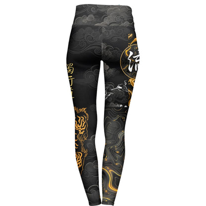 High Waisted Leggings Suminagashi High Waisted Leggings