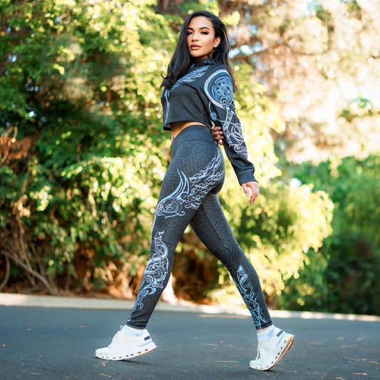 High Waisted Leggings Valkyries of Valhalla High Waisted Leggings