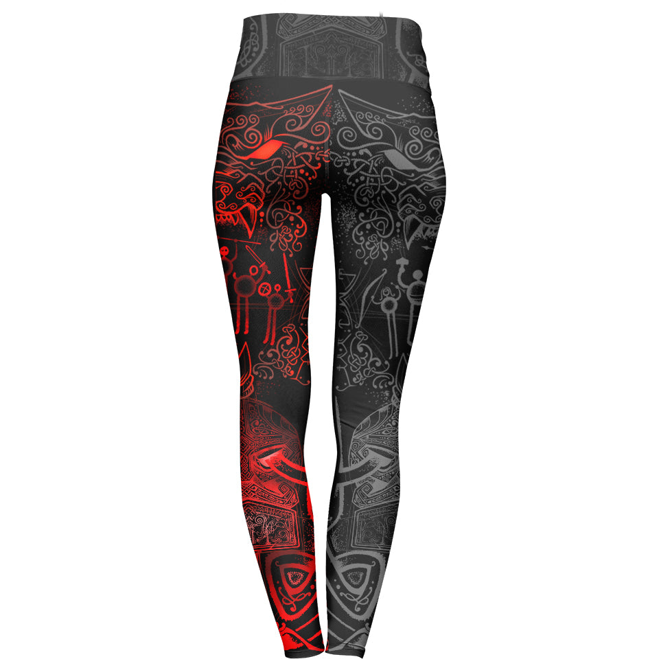 High Waisted Leggings Wolf of Ragnarök High Waisted Leggings