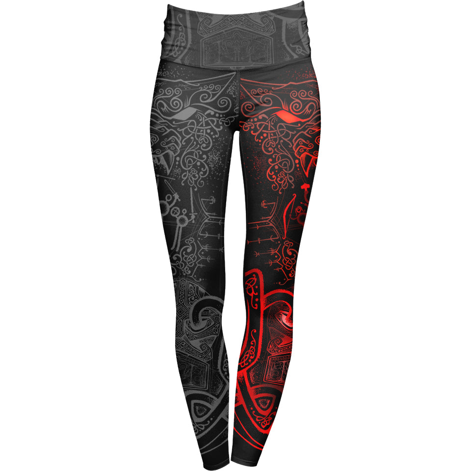 High Waisted Leggings Wolf of Ragnarök High Waisted Leggings