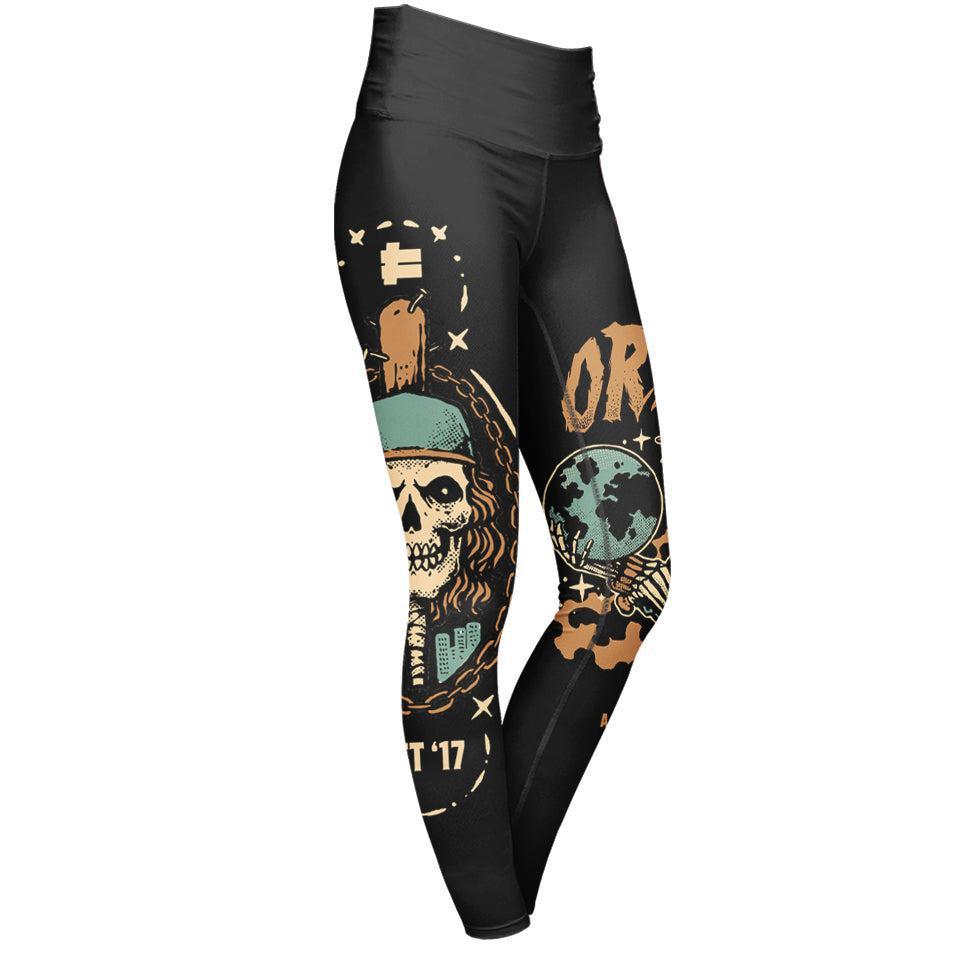 High Waisted Leggings XS Defy Ordinary High Waisted Leggings 102_YOGA-PANT_XS_SKULL