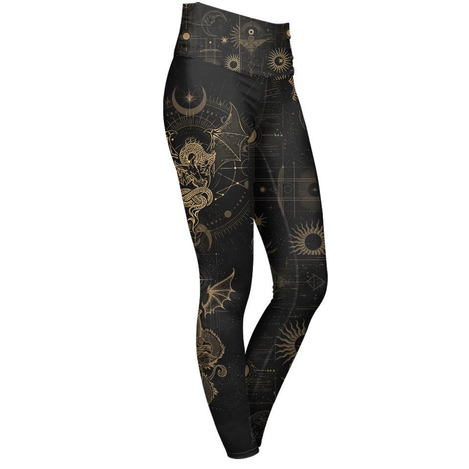 High Waisted Leggings XS Dragon Luna High Waisted Leggings 102_YOGA-PANT_XS_DRAGON-LUNA