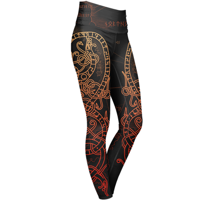 High Waisted Leggings XS Drakkar High Waisted Leggings 102_YOGA-PANT_XS_DRAKKAR