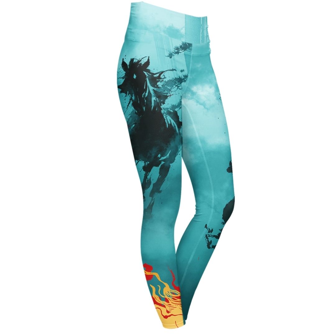 High Waisted Leggings XS Flamebound High Waisted Leggings 102_YOGA-PANT_XS_HORSE