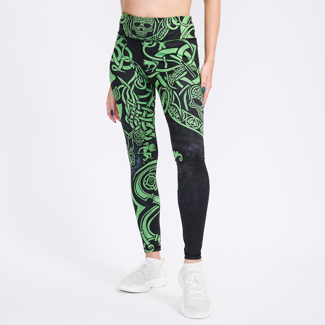 High Waisted Leggings XS Medusa High Waisted Leggings - Snake Edition 102_YOGA-PANT_XS_MEDGR