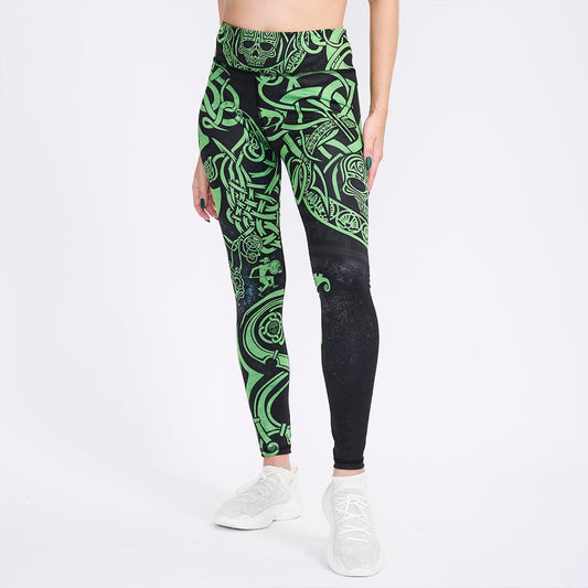 High Waisted Leggings XS Medusa High Waisted Leggings - Snake Edition 102_YOGA-PANT_XS_MEDGR