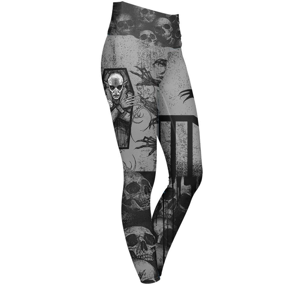 High Waisted Leggings XS Nosferatu High Waisted Leggings 102_YOGA-PANT_XS_Nosferatu