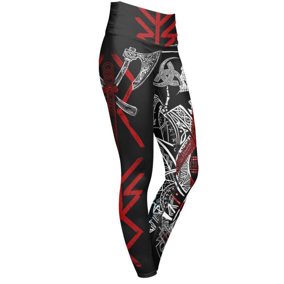 High Waisted Leggings XS Ragnar Lothbrok High Waisted Leggings 102_YOGA-PANT_XS_LOTHBROK-V3
