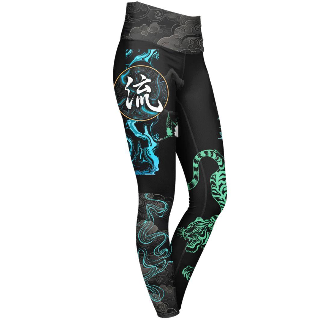 High Waisted Leggings XS Suminagashi Special Edition High Waisted Leggings 102_YOGA-PANT_XS_SUMINAGASHI-LTD